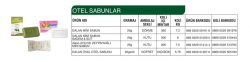 Dalan Otel Sabunları - Özba Gıda İnşaat San. ve Tic. Ltd. Şti. - 0412 251 11 53 - 0412 251 05 64