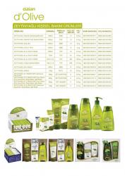 Dalan d'Olive Zeytinyağlı Kişisel Bakım Ürünleri - Özba Gıda İnşaat San. ve Tic. Ltd. Şti. - 0412 251 11 53 - 0412 251 05 64